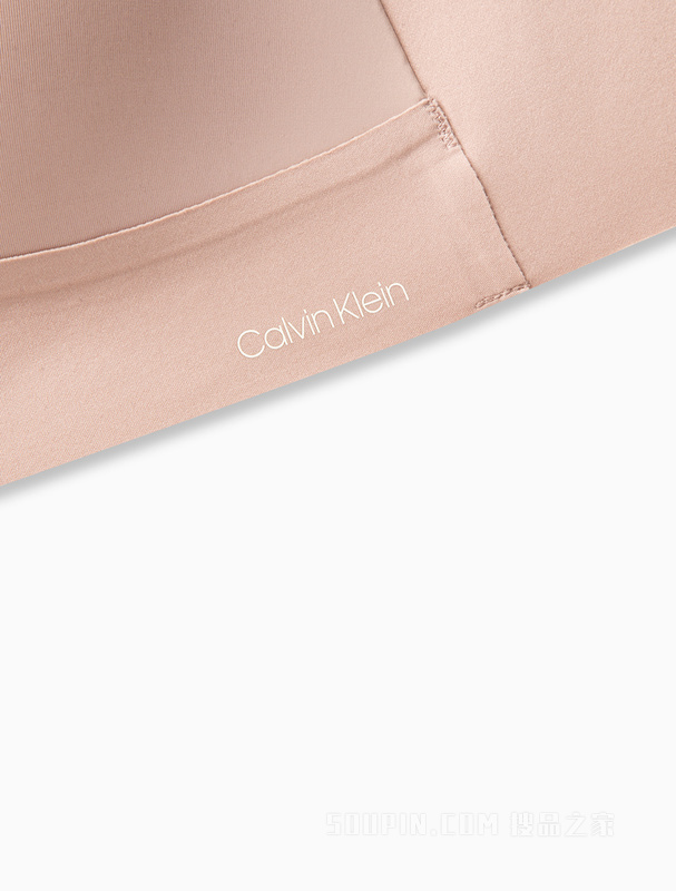 Calvin Klein 23春季女士舒适薄垫无钢圈软支撑宽围边三角杯文胸QF6022AD