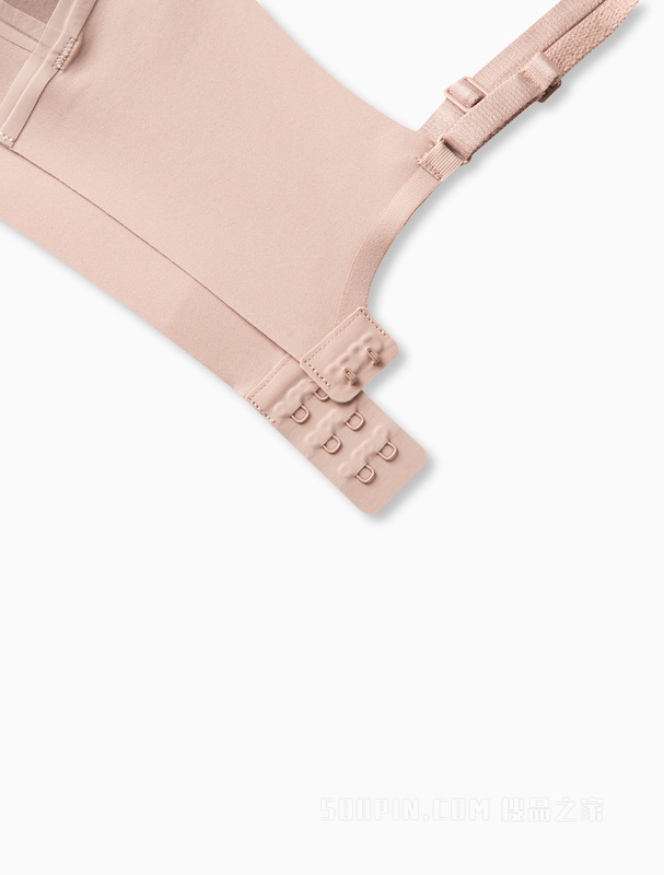 Calvin Klein 23春季女士舒适薄垫无钢圈软支撑宽围边三角杯文胸QF6022AD