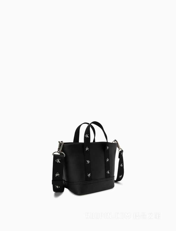 Calvin Klein 23春季新款时尚可拆卸LOGO肩带手提斜挎迷你托特包DH3356