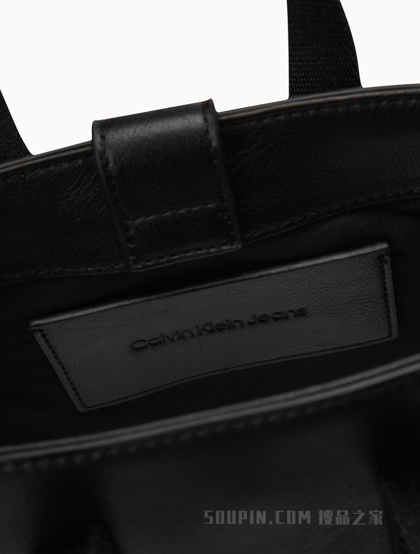 Calvin Klein 23春季新款时尚可拆卸LOGO肩带手提斜挎迷你托特包DH3356