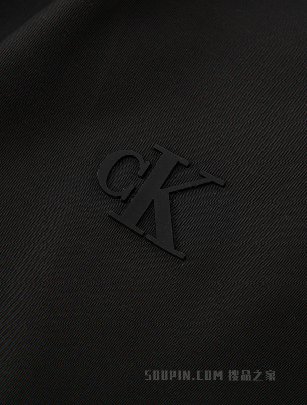 Calvin Klein 23春季新款女士休闲简约浮雕LOGO棒球服单夹克J221118