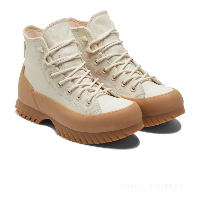 【男女同款】All Star Lugged Winter 2.0男女厚底鞋 中性 奶白色
