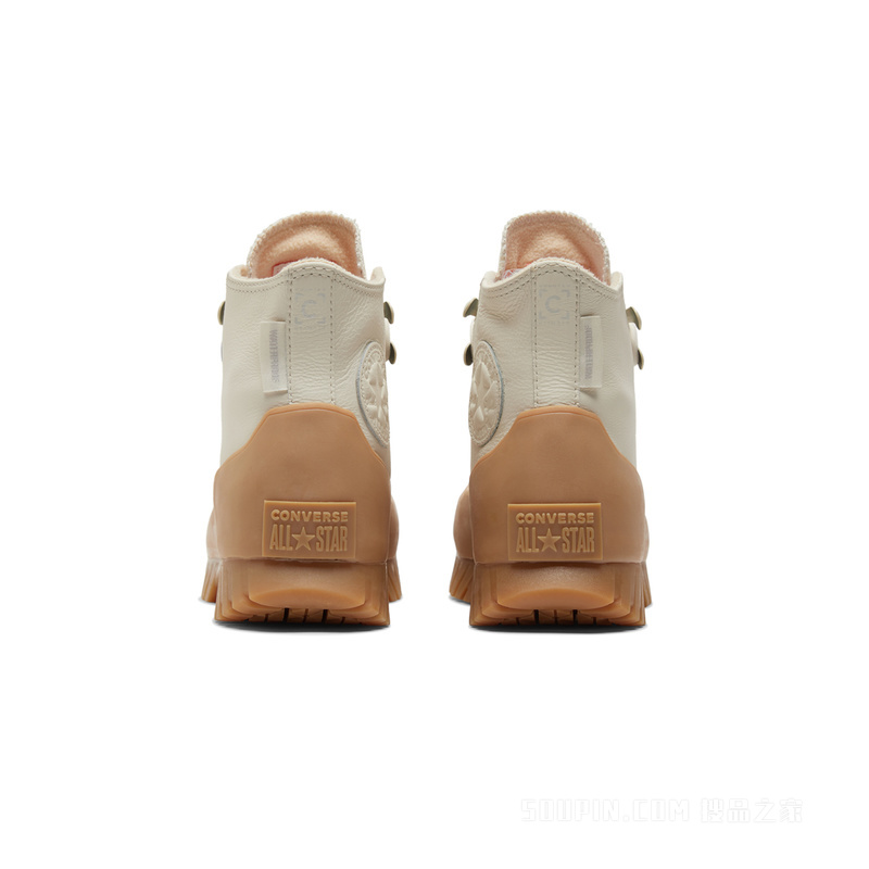 【男女同款】All Star Lugged Winter 2.0男女厚底鞋 中性 奶白色