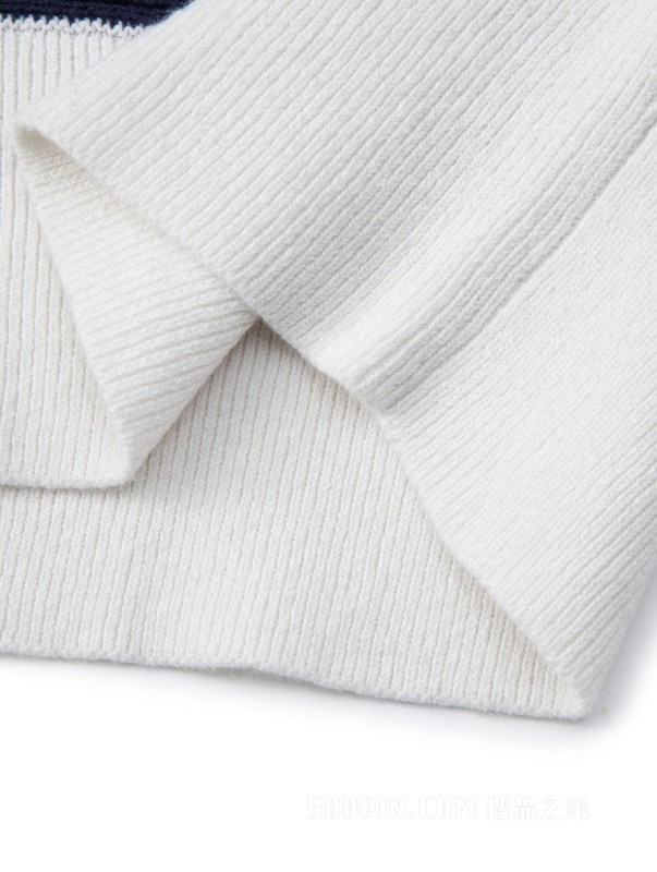 23新款春季女装复古镂空小绣标短款POLO针织衫DW0DW15560