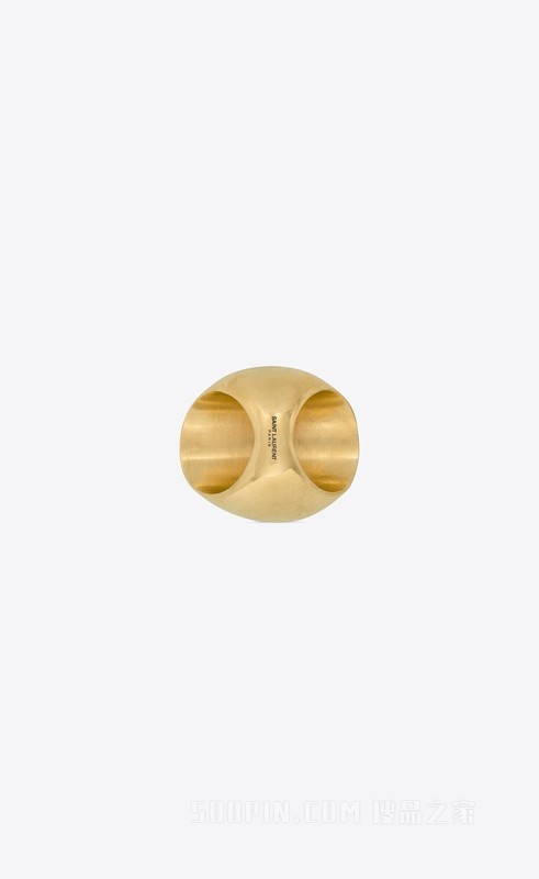 超大金属蛋形戒指