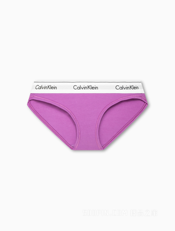 【摩登引力带】Calvin Klein 23春季女士循环LOGO棉质比基尼内裤F3787AD
