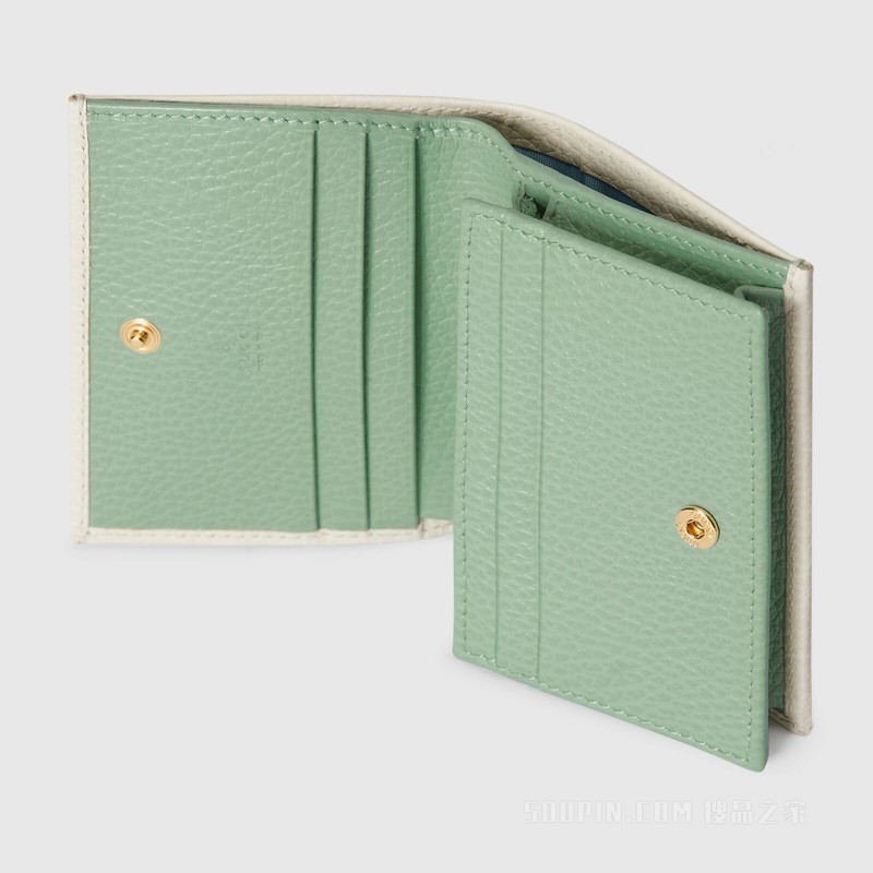 GG Marmont系列卡包 白色皮革