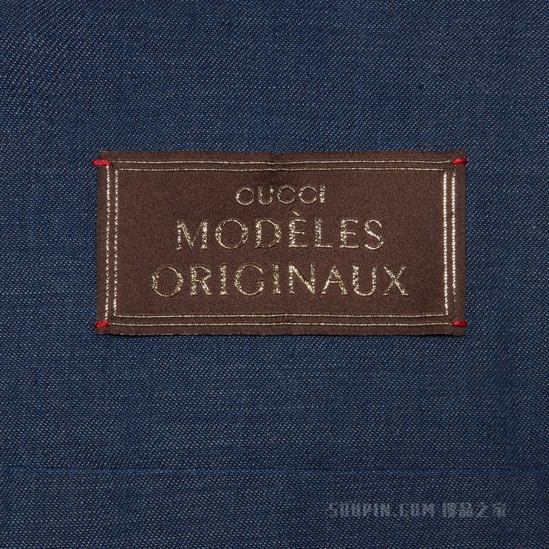 阔腿牛仔裤 蓝色