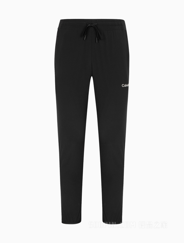 Calvin Klein 23春季新款男士LOGO提花织带反光印花抽绳休闲裤4MS3P600