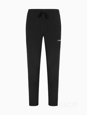 Calvin Klein 23春季新款男士LOGO提花织带反光印花抽绳休闲裤4MS3P600