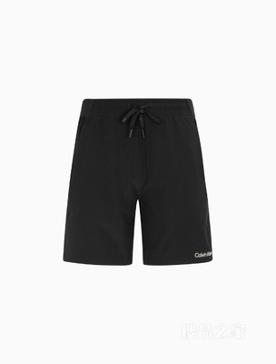 Calvin Klein 23春季新款男士LOGO提花织带反光印花抽绳休闲短裤4MS3S800