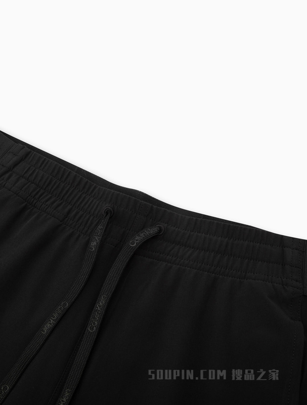 Calvin Klein 23春季新款男士LOGO提花织带反光印花抽绳休闲短裤4MS3S800