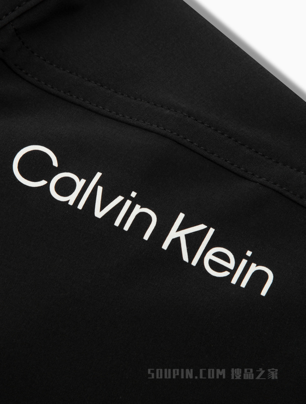 Calvin Klein 23春季新款男士醒目LOGO提花织带立领休闲外套4MS3O500