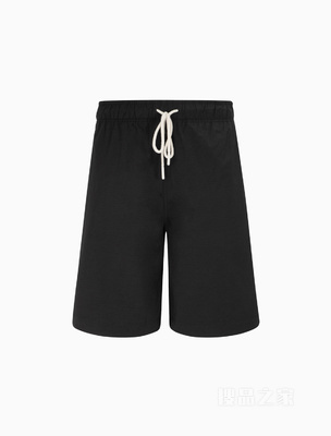 Calvin Klein 23春季新款男士简约反光LOGO胶印抽绳休闲短裤4MS3S810