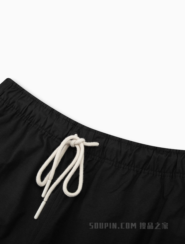 Calvin Klein 23春季新款男士简约反光LOGO胶印抽绳休闲短裤4MS3S810