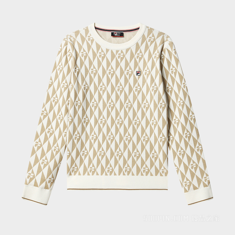 女子经典商务编织开衫