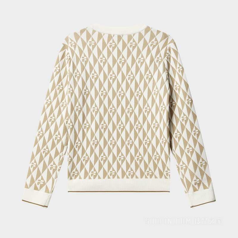 女子经典商务编织开衫