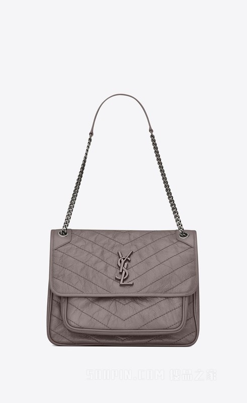 niki large in crinkled vintage leather