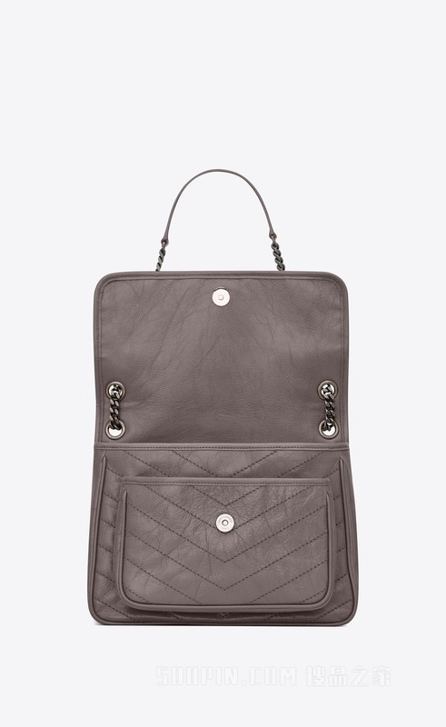 niki large in crinkled vintage leather