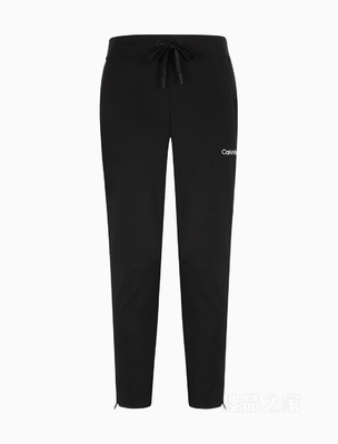 Calvin Klein 23春季新款男士LOGO提花织带刺绣抽绳腰简约休闲裤4MS3P602