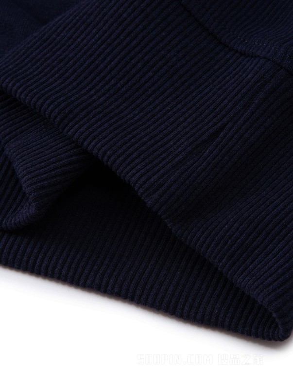 23新款春季男装时尚通勤字母毛巾绣圆领套头卫衣MW0MW31625