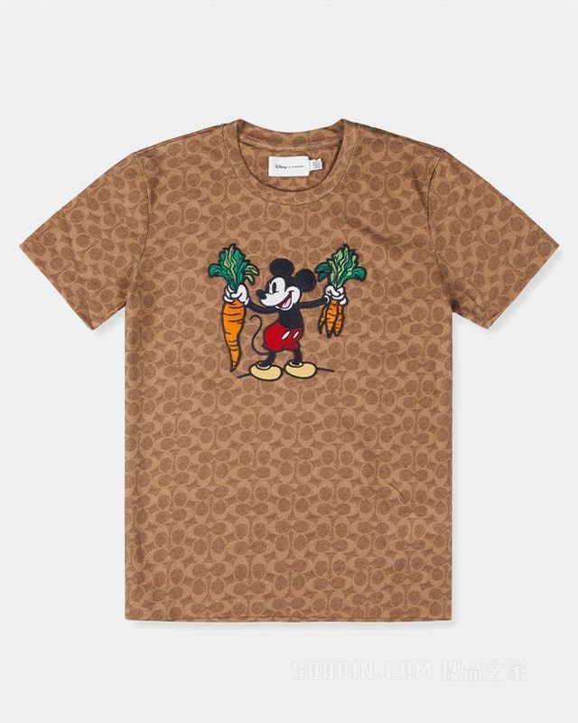 DISNEY X COACH经典标志T恤 RYU