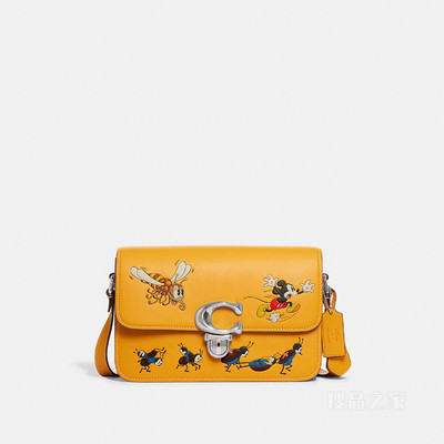 DISNEY X COACH米奇和兔八哥印花STUDIO单肩包 LHBUT