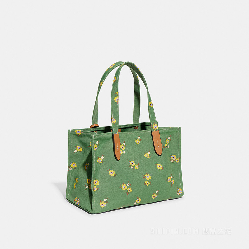 DISNEY X COACH 花卉和米奇印花30号托特包 B4RT2