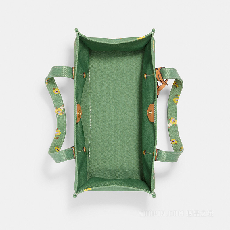 DISNEY X COACH 花卉和米奇印花30号托特包 B4RT2