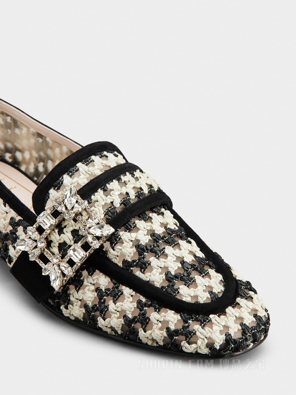 Mini Broche Vivier 钻扣拉菲草乐福鞋 彩色