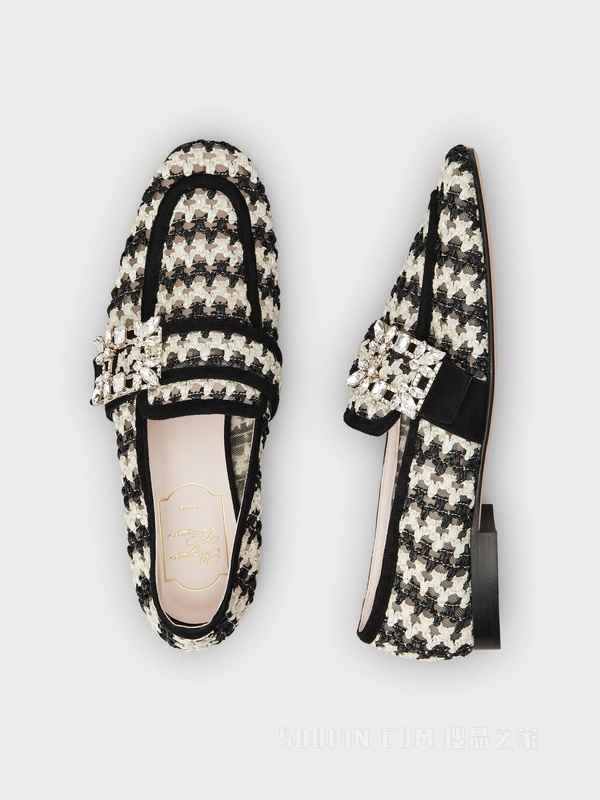 Mini Broche Vivier 钻扣拉菲草乐福鞋 彩色