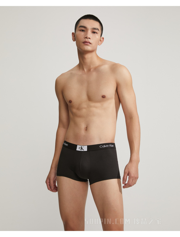 【CK96】Calvin Klein 23春季男士循环LOGO小方块轻薄透气平角内裤NB3406