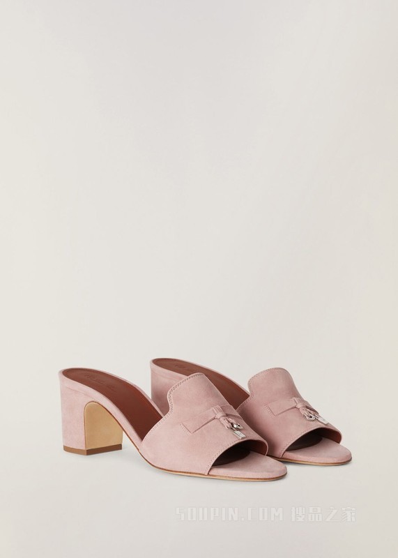 Summer Charms Slipper 凉鞋 绒面小山羊皮