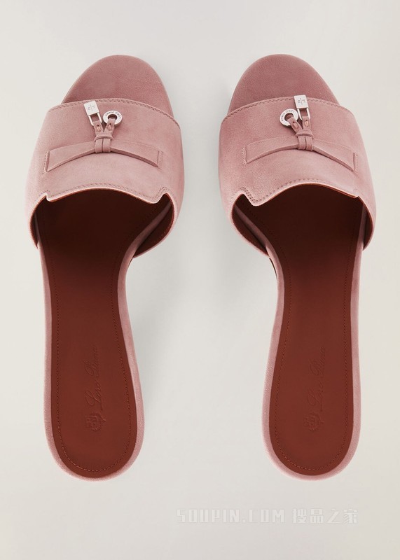 Summer Charms Slipper 凉鞋 绒面小山羊皮