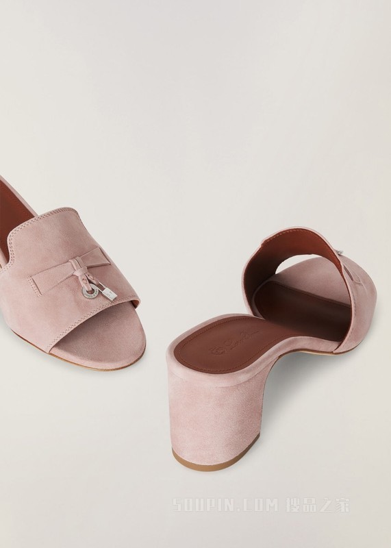 Summer Charms Slipper 凉鞋 绒面小山羊皮