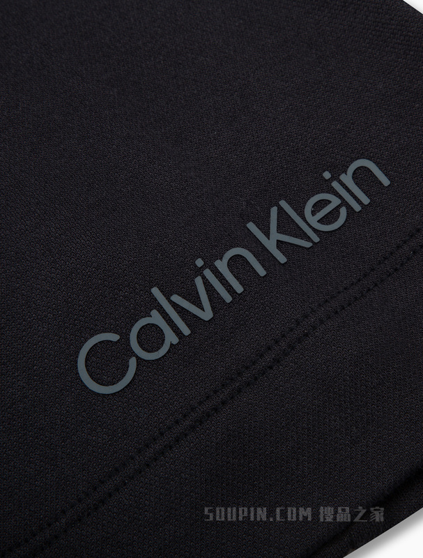 Calvin Klein 23春季男士简约胶质LOGO拉链半襟翻领短袖POLO衫4MS3K111