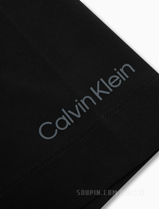 Calvin Klein 23春季新款男士插肩袖拉链半襟翻领宽松短袖POLO衫4MS3K112