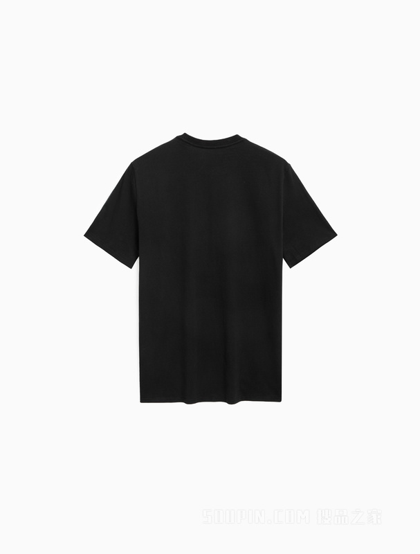 Calvin Klein 23春季新款男士休闲简约LOGO印花跑步健身短袖T恤4MS3K110