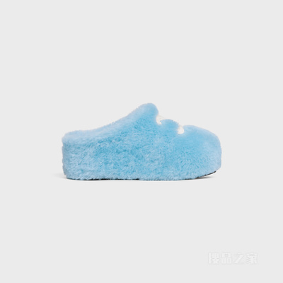 FUR羊毛革穆勒鞋 23899