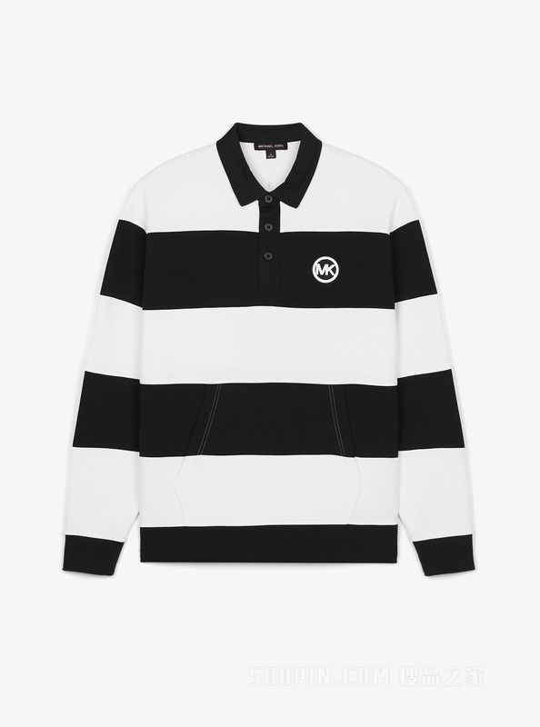 翻领条纹 Polo 衫