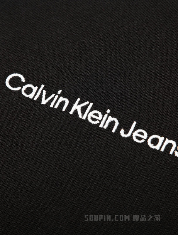 Calvin Klein 23春季新款男士简约字母刺绣纯棉宽松透气背心T恤J323146