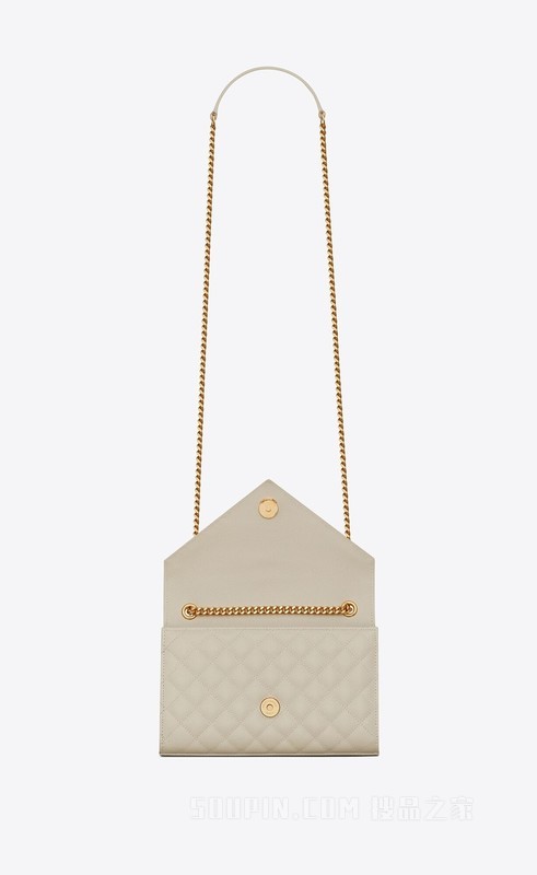 Envelope MIX MATELASSÉ粒面压印皮革小号信封包