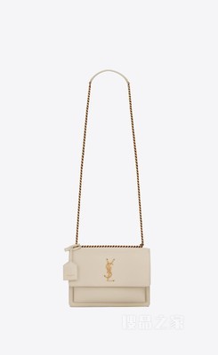 SUNSET 中号磨面皮包