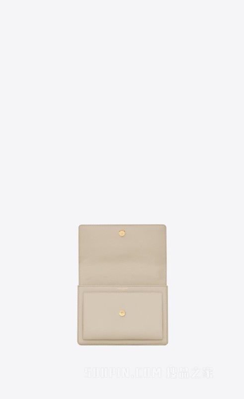 SUNSET 中号磨面皮包