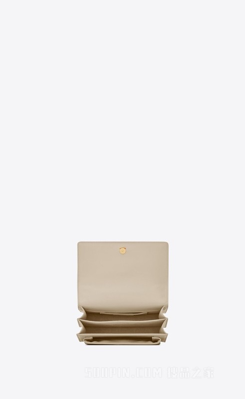 SUNSET 中号磨面皮包