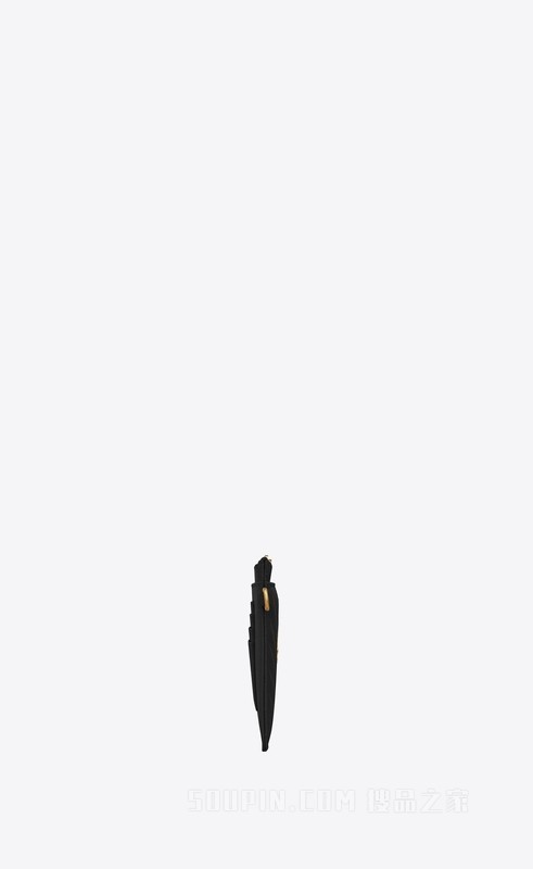 CASSANDRE SAINT LAURENT MATELASSÉ绗缝粒面皮革大号手拿钱包