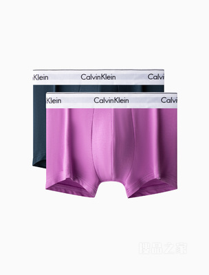 【摩登引力带】Calvin Klein 23春季男士两条装LOGO棉质平角内裤NB1086