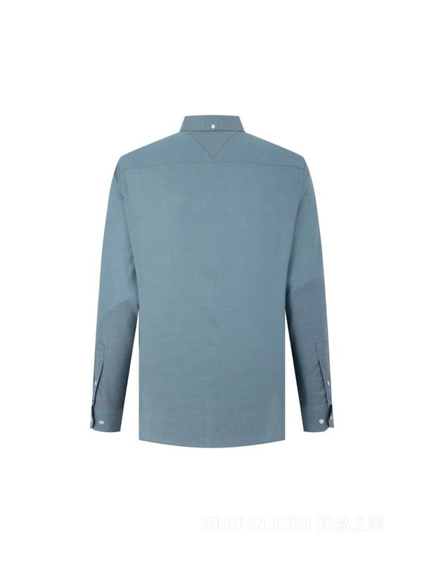 23新款春季男装纯棉牛津纺尖角扣商务休闲衬衫MW0MW30649