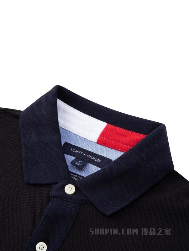 23新款春夏男装纯棉拼色旗标撞色字母翻领短袖POLO衫D4748