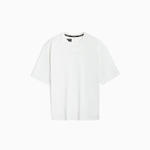 Calvin Klein 23春季新款女士简约胶质LOGO宽松圆领跑步短袖T恤4WS3K104